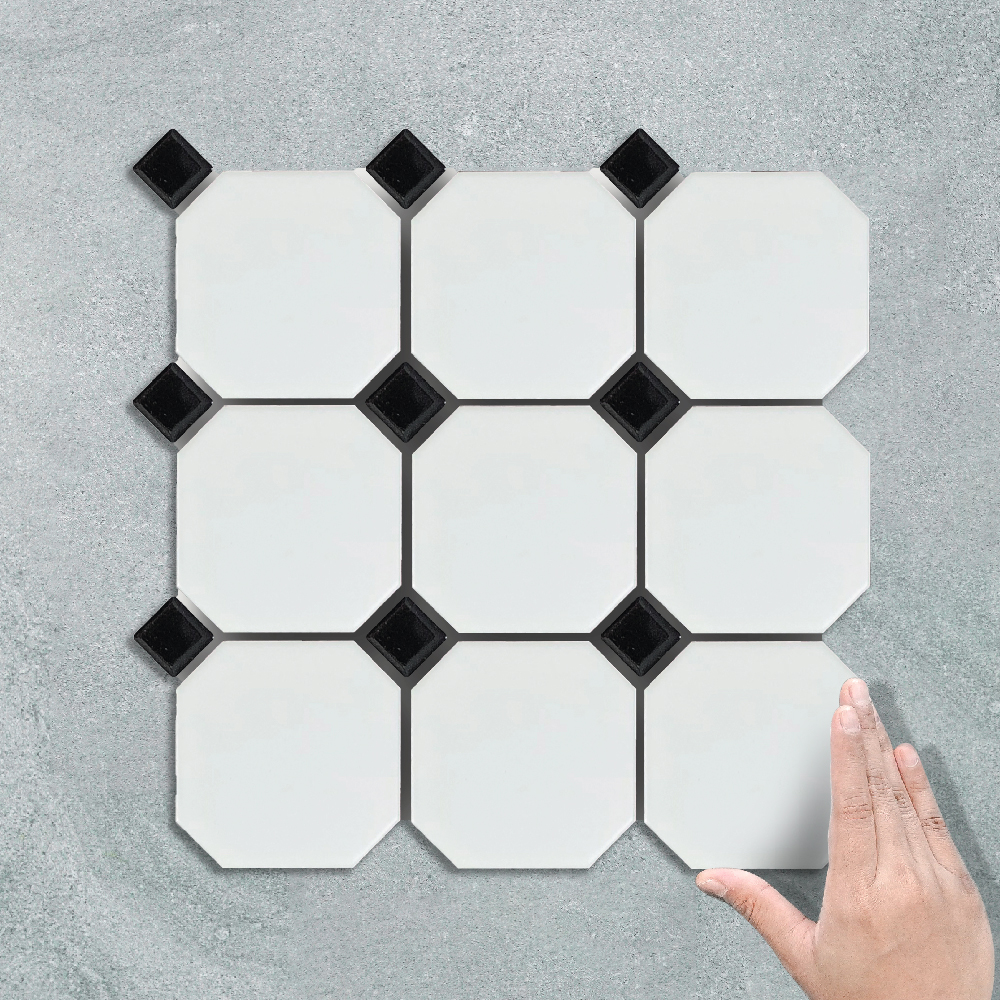DEVON WHITE BLACK - MOSAIC