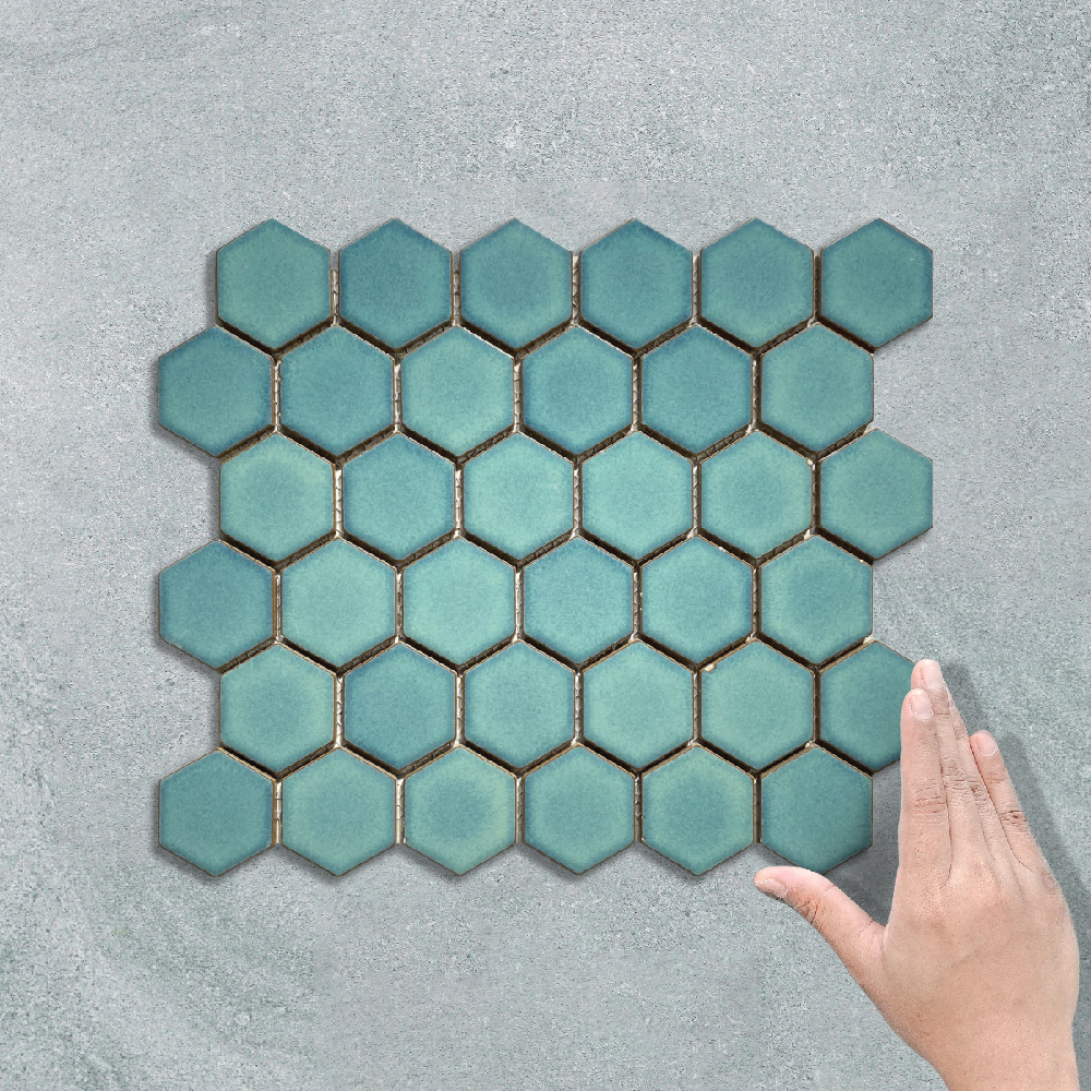 HEX MEDIUM CRYSTAL GREEN - MOSAIC