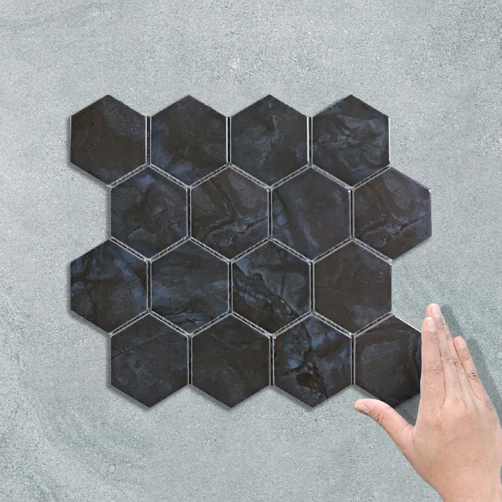 HEX SODALITE BLUE - MOSAIC