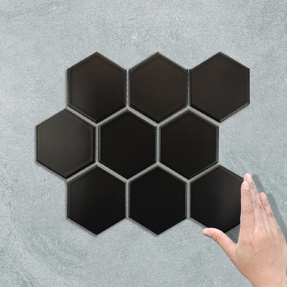 HEXAGON BLACK - MOSAIC