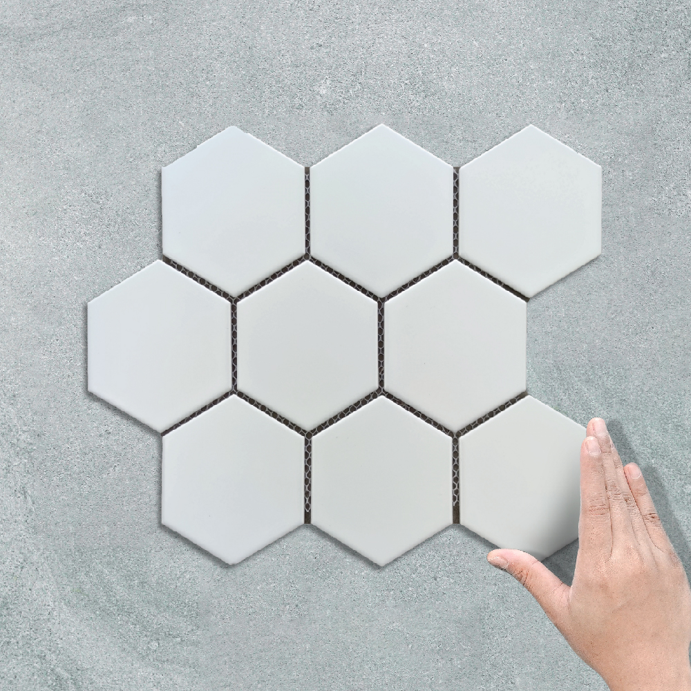 HEXAGON WHITE - MOSAIC
