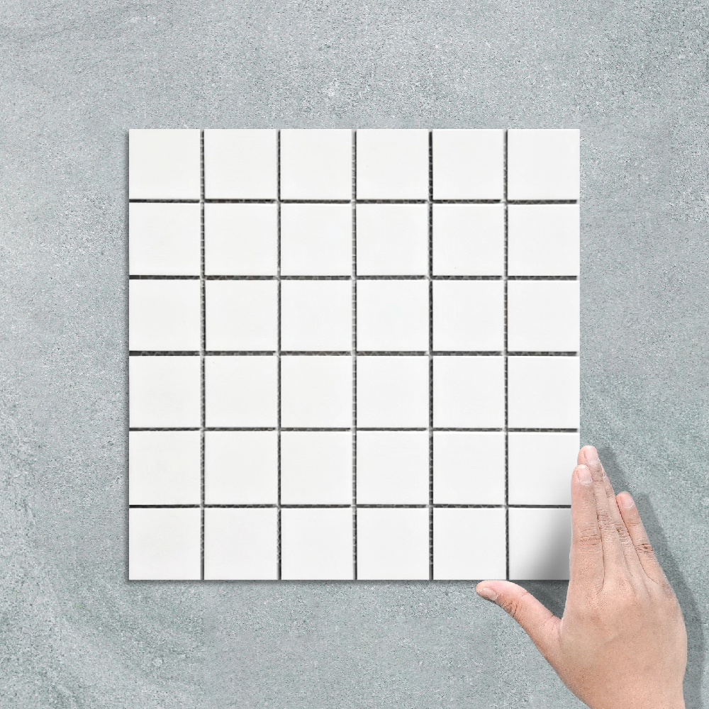 MINI SQUARE WHITE - MOSAIC