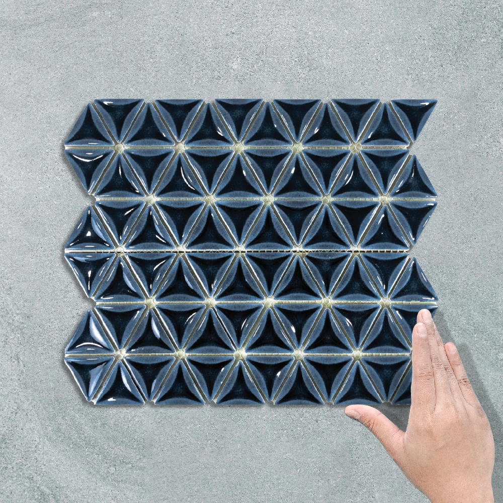 MINI TRIANGLE DARK BLUE - MOSAIC
