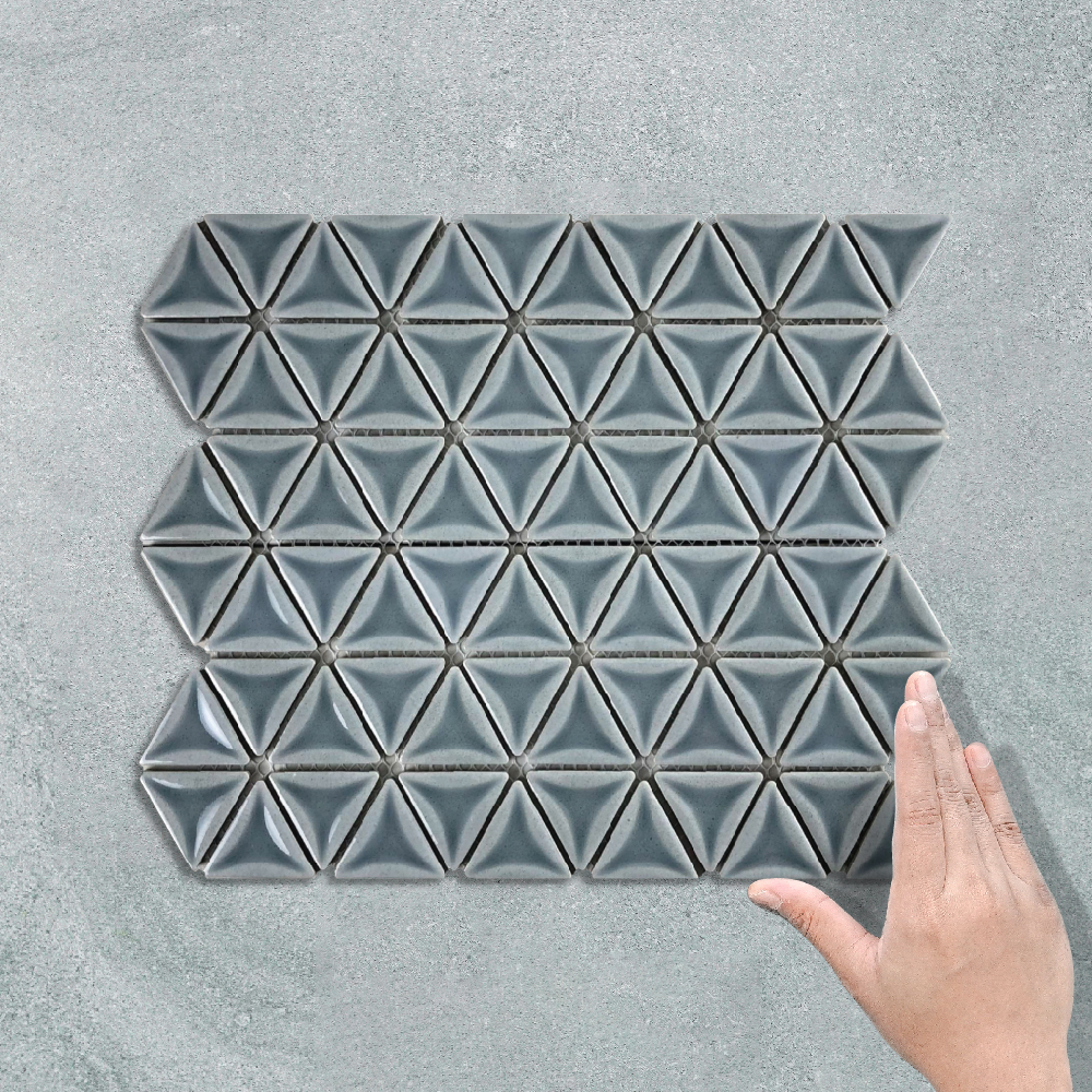 MINI TRIANGLE GREY - MOSAIC