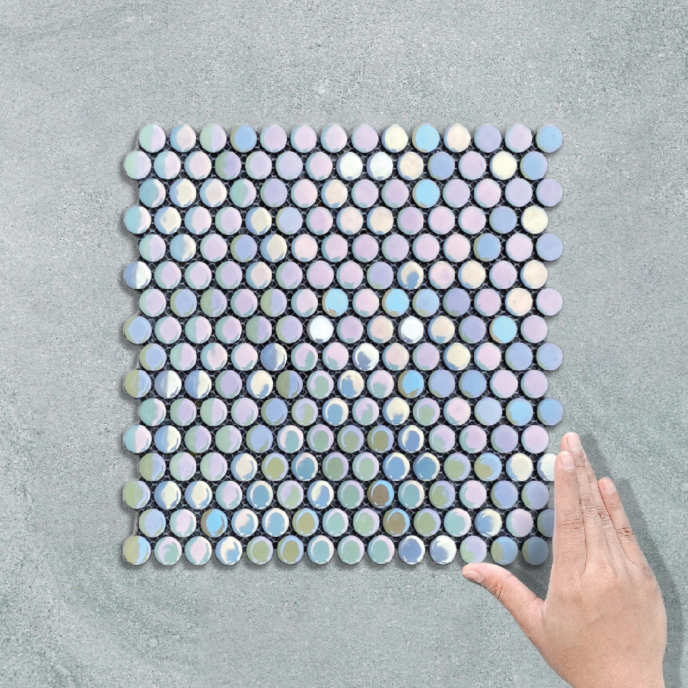 PENNY ROUND RAINBOW - MOSAIC