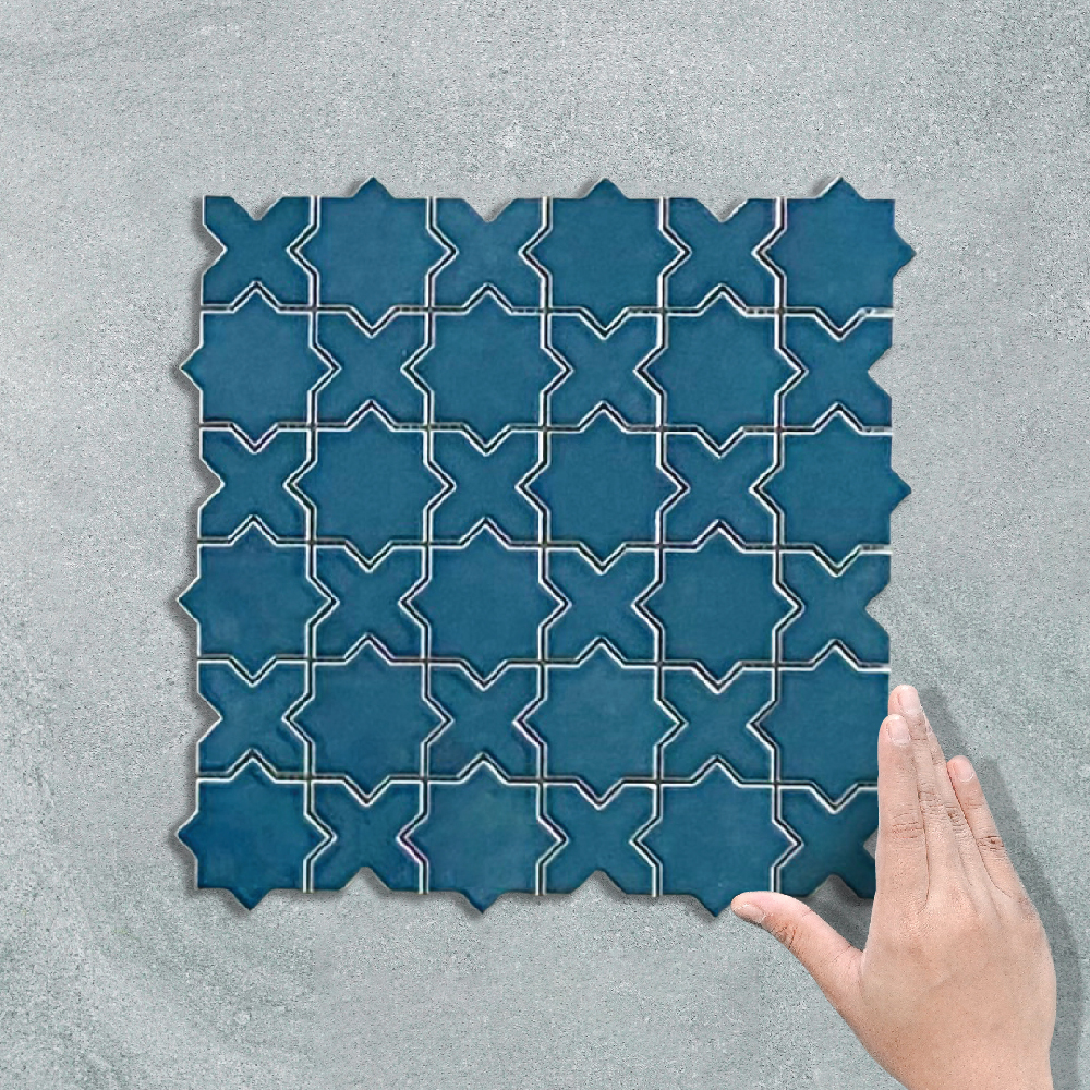 STAR CROSS STEEL BLUE - MOSAIC