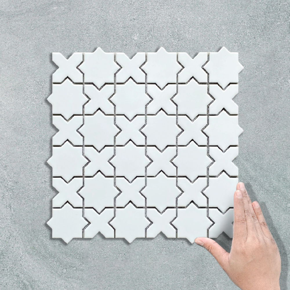 STAR CROSS WHITE - MOSAIC