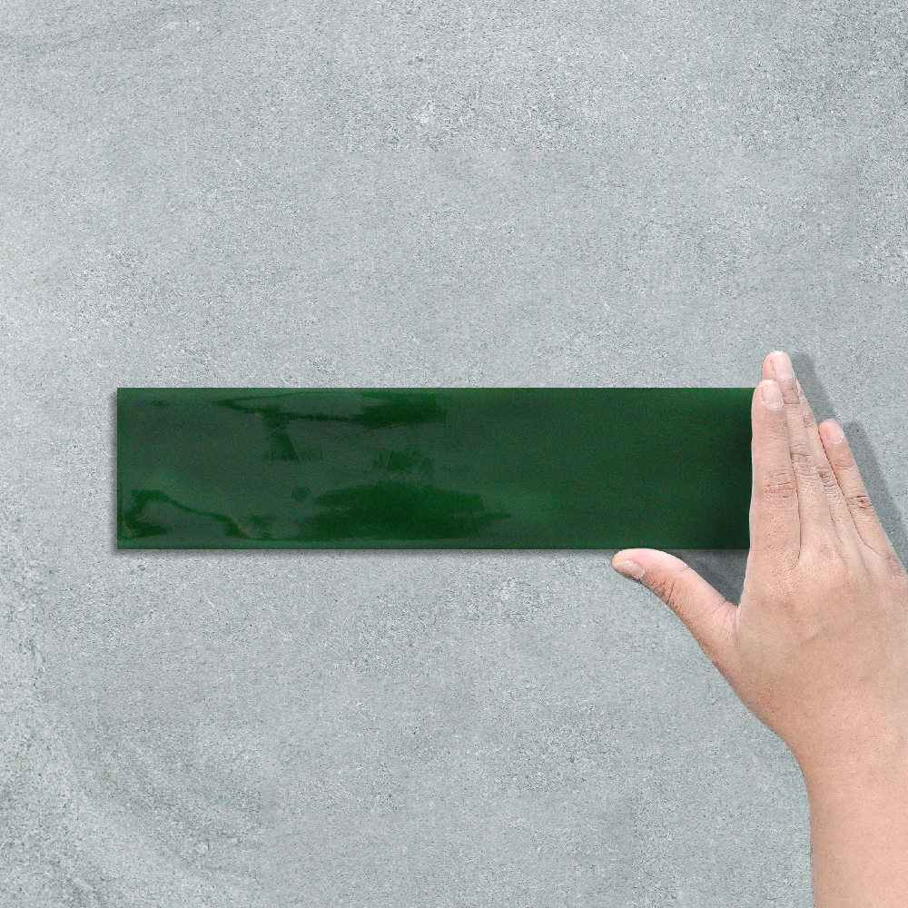 CRACKLE EMERALD GREEN - SUBWAY TILE