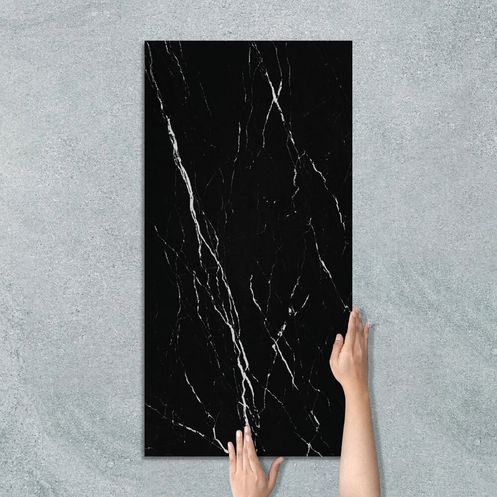 CALACATTA BLACK - MARBLE LOOK TILE