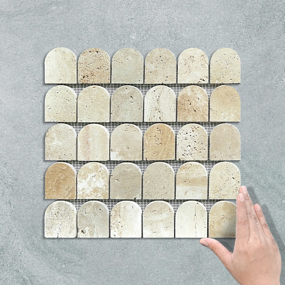 ARCH TRAVERTINE- MARBLE+ MOSAIC