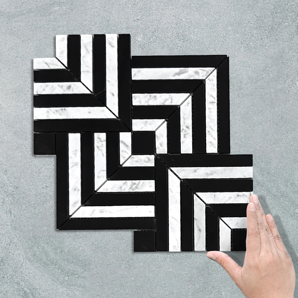 MAZE BLACK - MARBLE+ MOSAIC