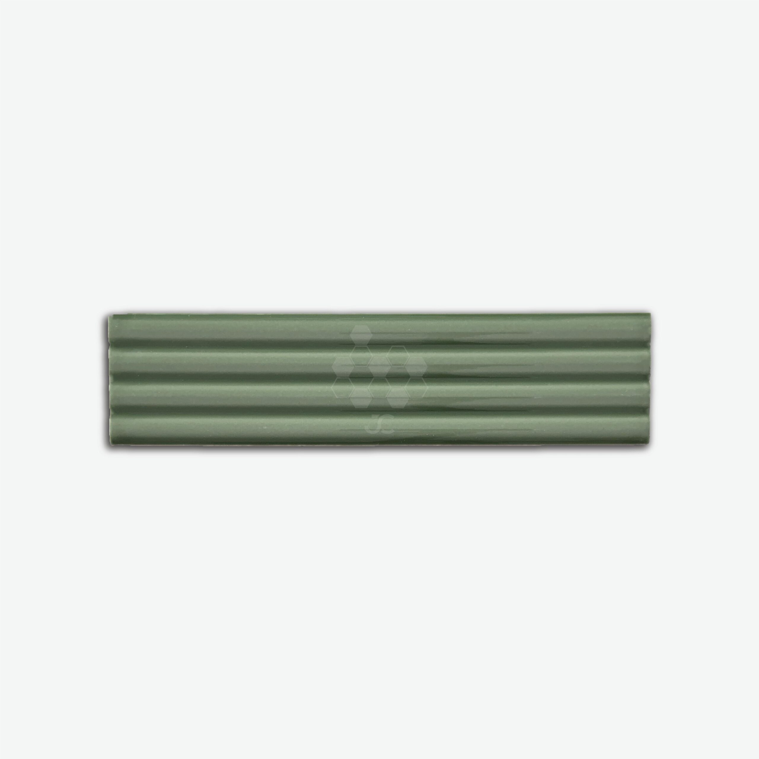 Hover image for FLUTED BILBAO GREEN - SUBWAY TILE