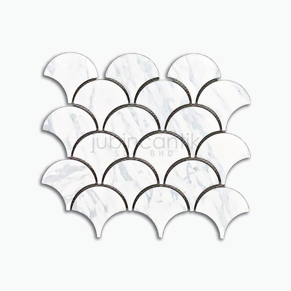 Hover image for FISHSCALE CARRARA (GLOSS) - MOSAIC