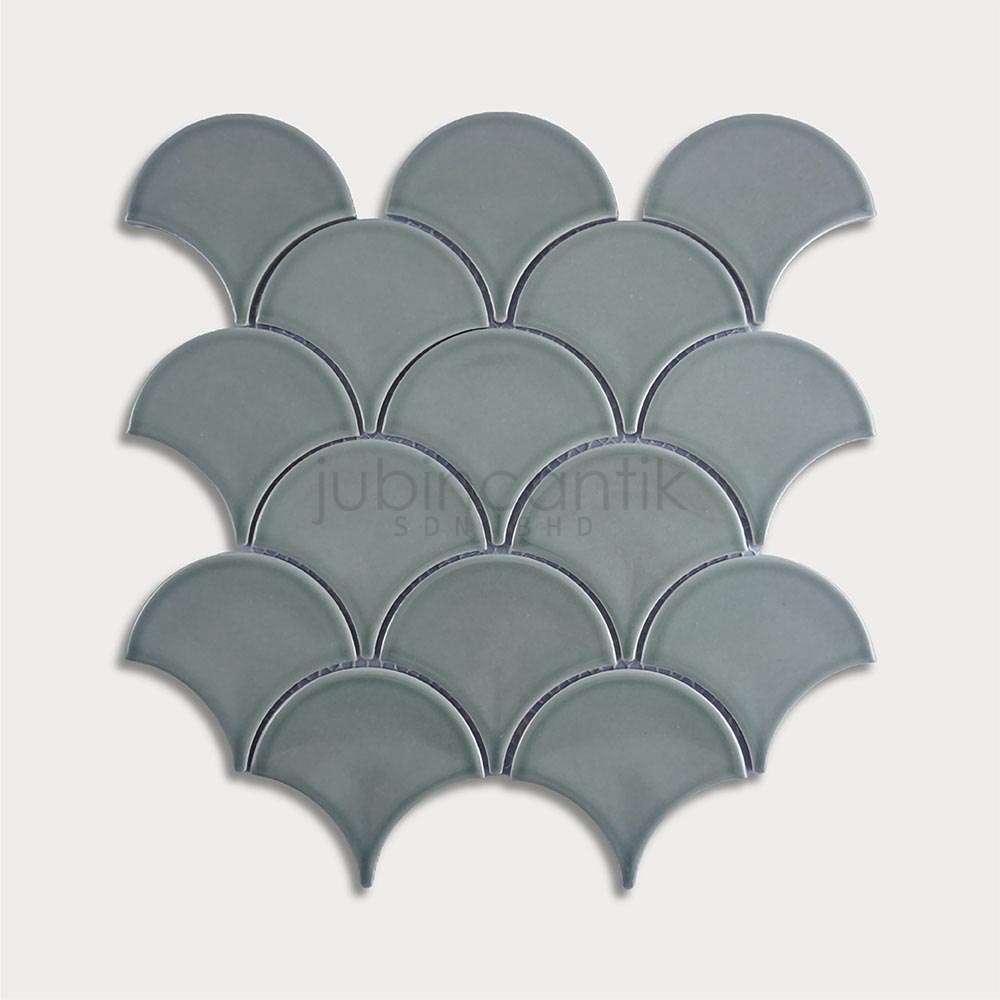 Hover image for FISHSCALE XL PICKLE GREEN - MOSAIC
