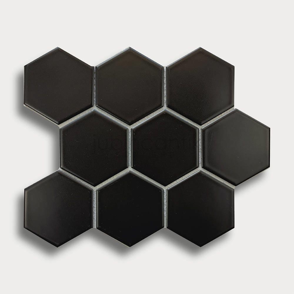 Hover image for HEXAGON BLACK - MOSAIC