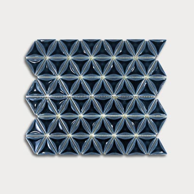 Hover image for MINI TRIANGLE DARK BLUE - MOSAIC
