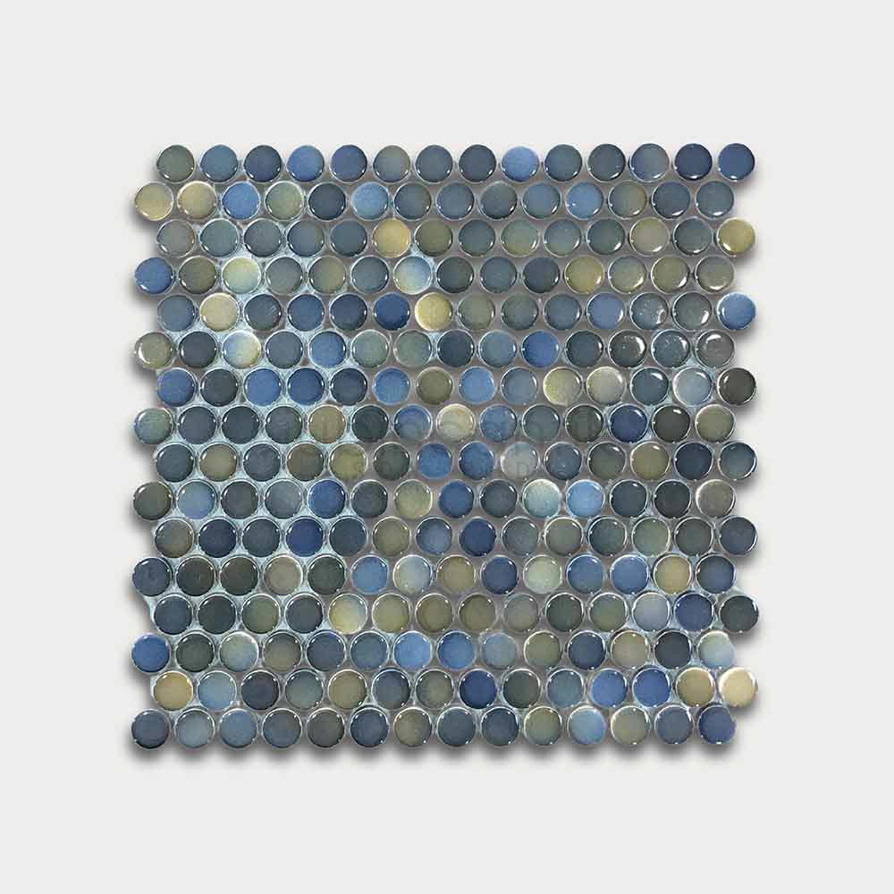 Hover image for PENNY ROUND DARK BLUE MIX - MOSAIC