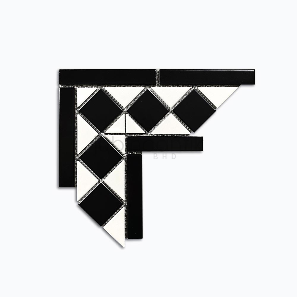 Hover image for VICTORIAN B&W (CORNER) - MOSAIC